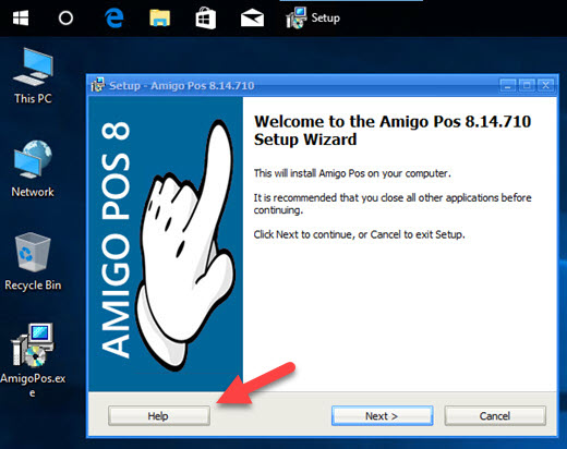 Amigo Pos 8 Installer