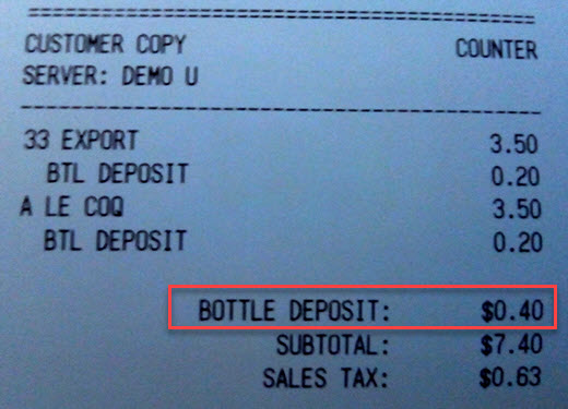 Bottle Deposits