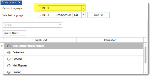 Specify the language in Back Office - Configuration - Languages