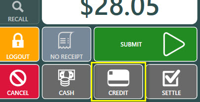 Order Entry Screen
