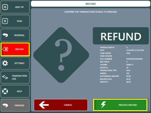 Refund Confirmation