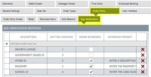 Age Verification Methods