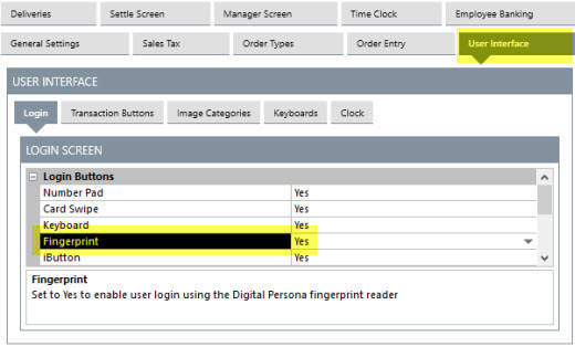 User Login Configuration