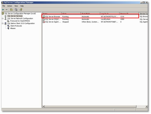 SQL Server Configuration Manager